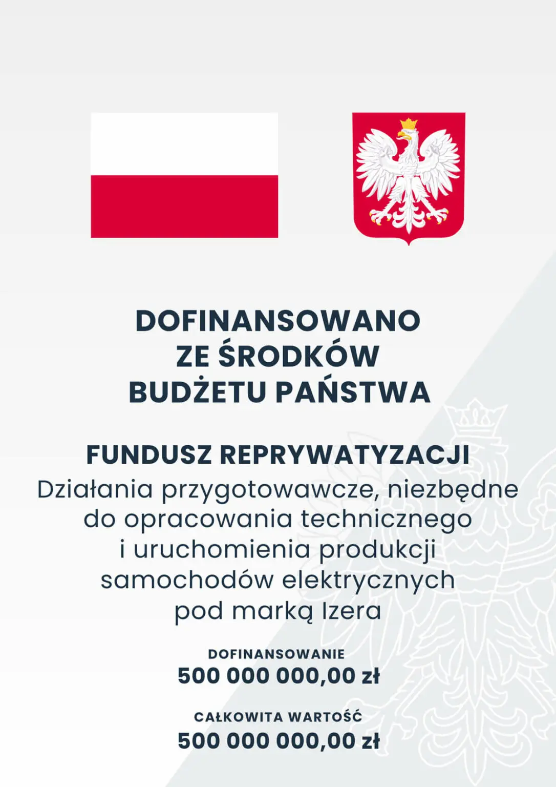Informacja o dofinansowaniu EMP ze środków budżetu Państwa